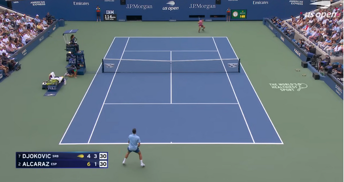 Карлос Алкарас използва младостта атлетизма и креативността си за да