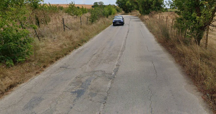 Снимки Гугъл мапсПътят между село Куманово и Каменар от години