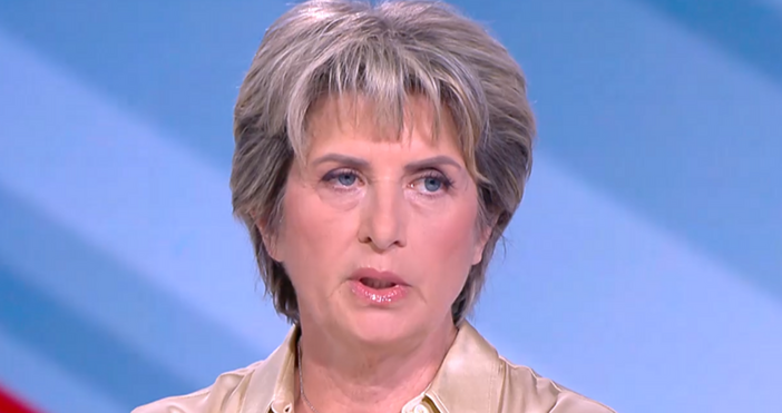 Избраната за председател на Българския олимпийски комитет Весела Лечева говори пред медиите след