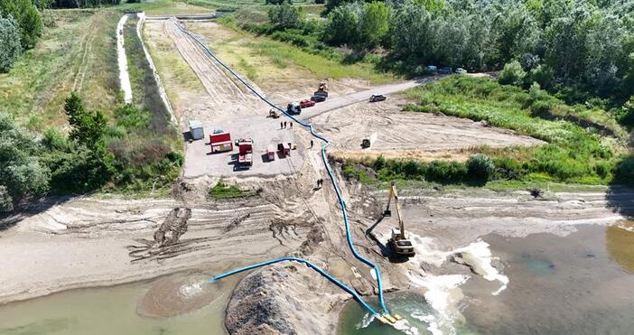 Специализираната акция по принудително прехвърляне на водни ресурси от река