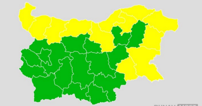 Температурите падат в североизточните райониНационалният институт по метеорология и хидрология