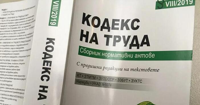Кодексът на труда урежда правото на работника или служителя на