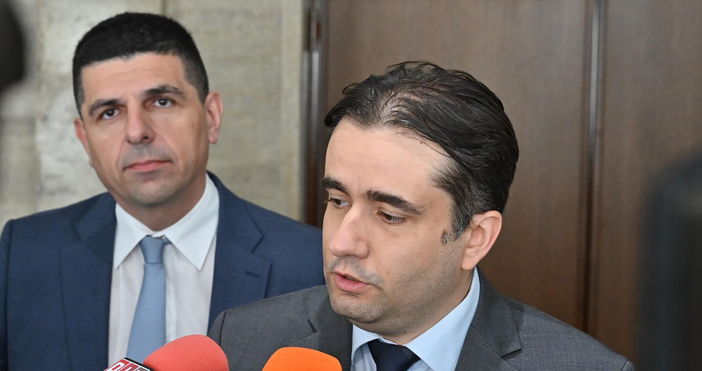 Съпредседателите на Да, България“ Ивайло Мирчев и Божидар Божанов подадоха