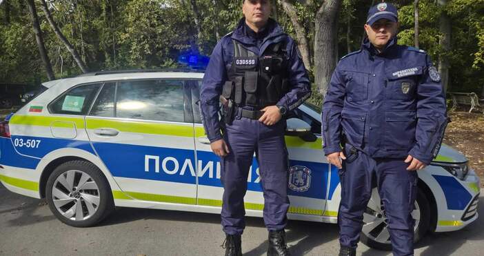 В борба с огъня полицейски служители от ОДМВР – Варна