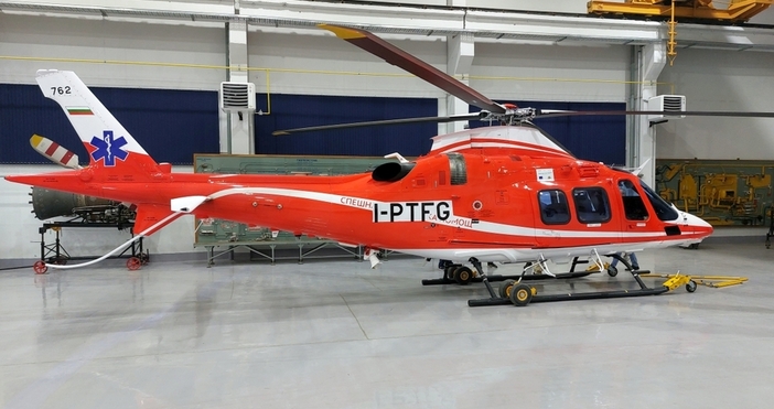 В България пристигна четвъртият хеликоптер предназначен за спешна медицинска помощ