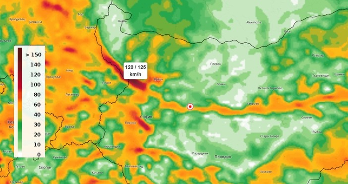 От Метео Балканс предупредиха Утре не забравяйте че преди фронта югозападният