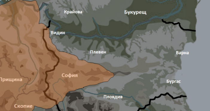 Екипът на Meteo Balkans издаде карта с предупреждения за лошо