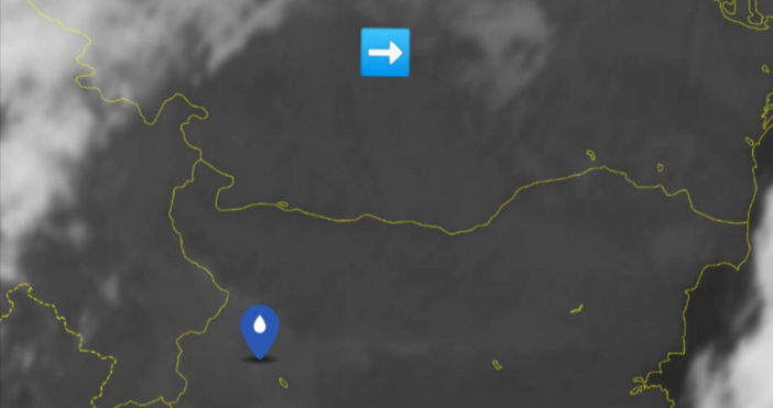 Сателитна снимка над Румъния улови зловеща форма на облачността Няма Фотошоп