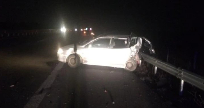 Катастрофа затруднява движението по автомагистрала Тракия съобщават в социалните мрежи