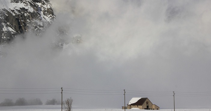 Европа е изправена пред внезапно застудяване Докато южната част на