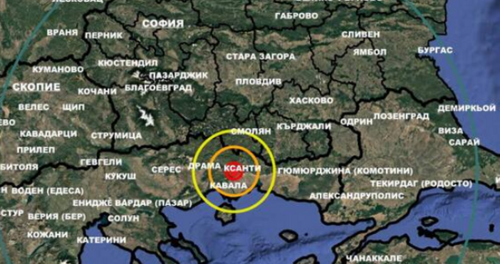 4 8 по Рихтер е била според Националния институт по геофизика