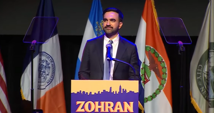 Новоизбраният кмет на американския мегаполис Ню Йорк Зохран Мамдани