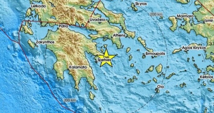 Вторичен трус с магнитуд 3 7 по скалата по Рихтер е