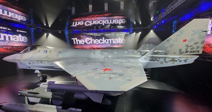 Изтребителят Су 75 Checkmate ще премине към изпитания в близкото бъдеще