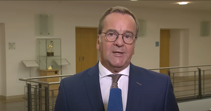 Министърът на отбраната на Германия Борис Писториус смята че НАТО