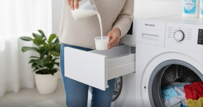 Може да използвате разтвора и за ръчно пранеВсяка опитна домакиня