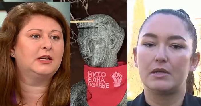 Днес паметници на жени в различни части на София осъмнаха