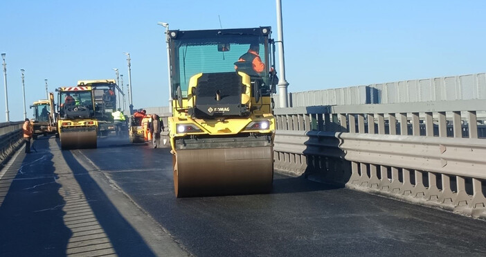 Асфалтиран е затвореният за основен ремонт 320 метров участък от Дунав