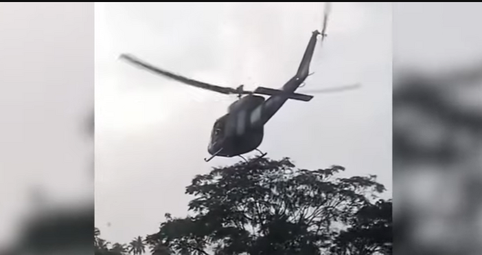 Хеликоптер на ВВС на Шри Ланка се разби по време