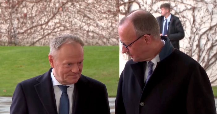 Германският канцлер Фридрих Мерц заяви днес че Германия и Полша