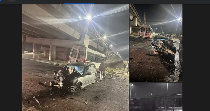 кадри  КАТАСТРОФИ БЪЛГАРИЯ фейсбукНова тежка катастрофа е станала на изхода за