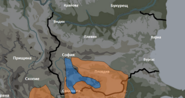 През нощта срещу събота над по голямата част от страната