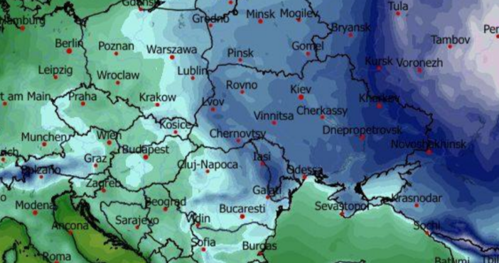 Ефектите от разпадането на полярния вихър започват да се проявяват