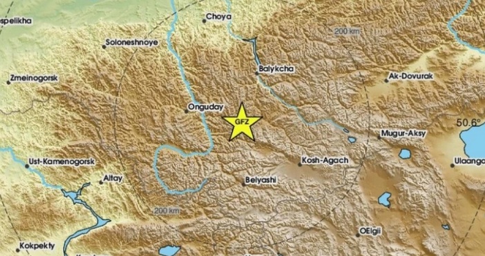 Земетресение с магнитуд 5 0 по скалата на Рихтер е