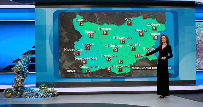 Мая Иванова Кадри Нова ТВПрез неделният ден ще е слънчево