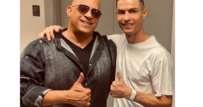 Кристиано Роналдо в Бързи и яростни Точно така  Кристиано Роналдо може