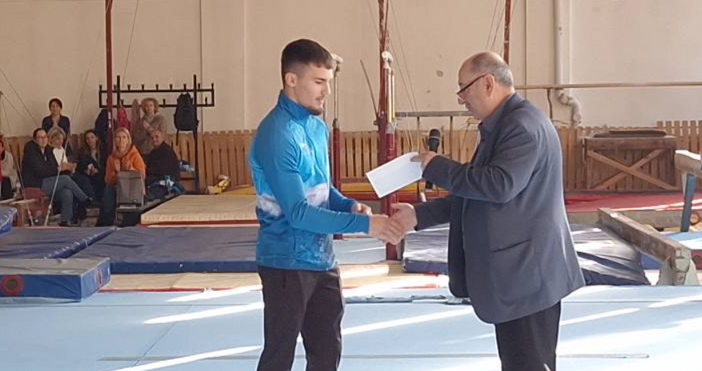 Борислав Жеков състезател по спортна гимнастика на ГСК Интеркомгруп Черноморски