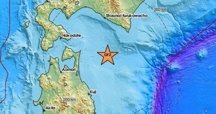 Земетресение с магнитуд 5 0 по скалата на Рихтер е