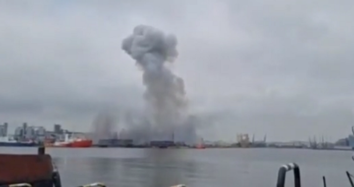Морски дрон се взриви в петък в пристанището на Констанца